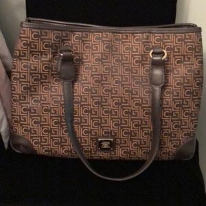 Liz Claiborne Brown tote